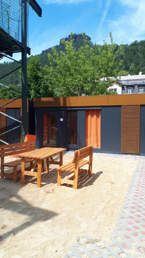 Campingplatz am Treidlerweg Königstein Exterior foto