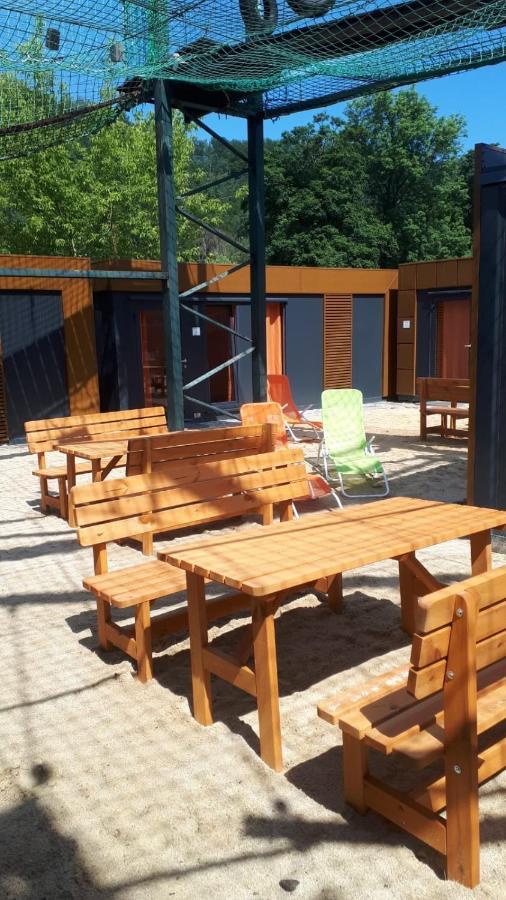 Campingplatz am Treidlerweg Königstein Exterior foto