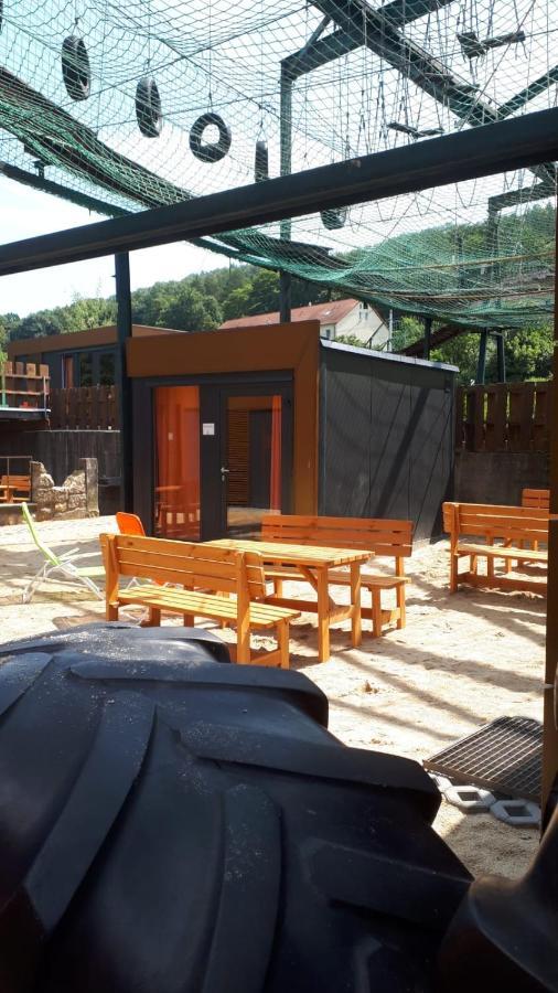 Campingplatz am Treidlerweg Königstein Exterior foto