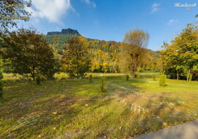 Campingplatz am Treidlerweg Königstein Exterior foto