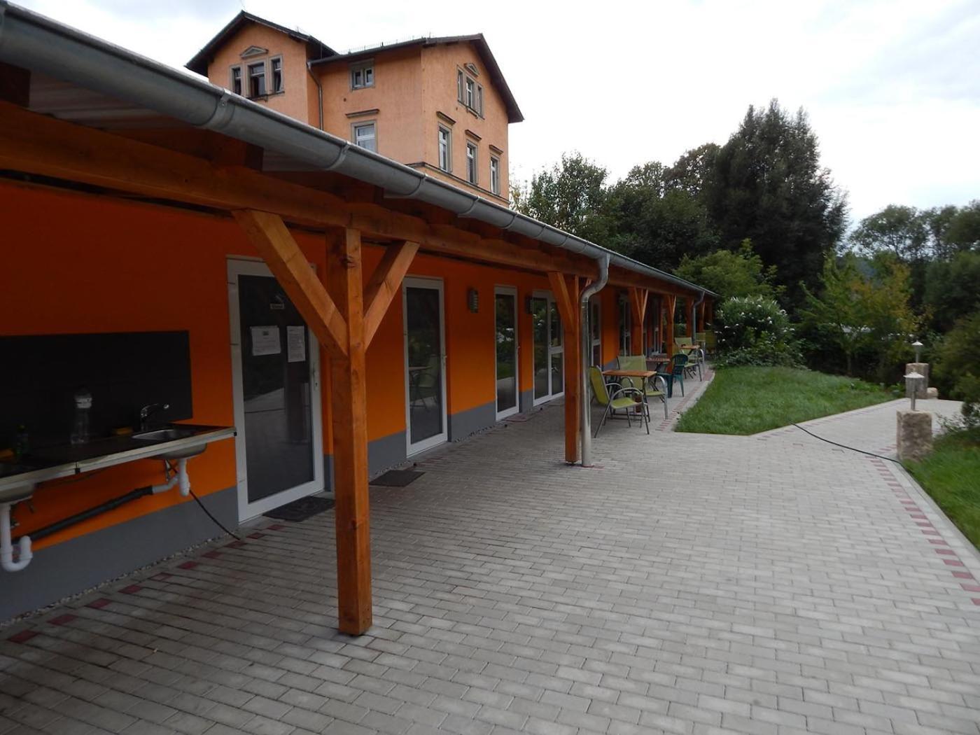 Campingplatz am Treidlerweg Königstein Exterior foto
