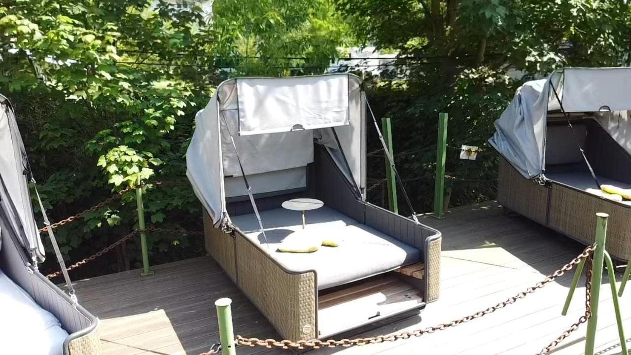 Campingplatz am Treidlerweg Königstein Exterior foto