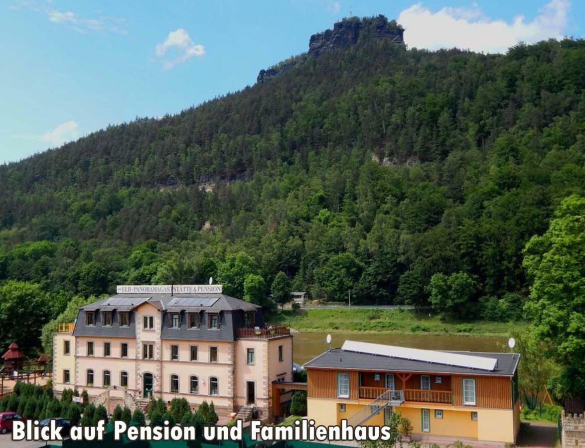 Hotel Campingplatz am Treidlerweg Königstein Exterior foto